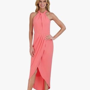 Julia Jordan Coral Midi Dress